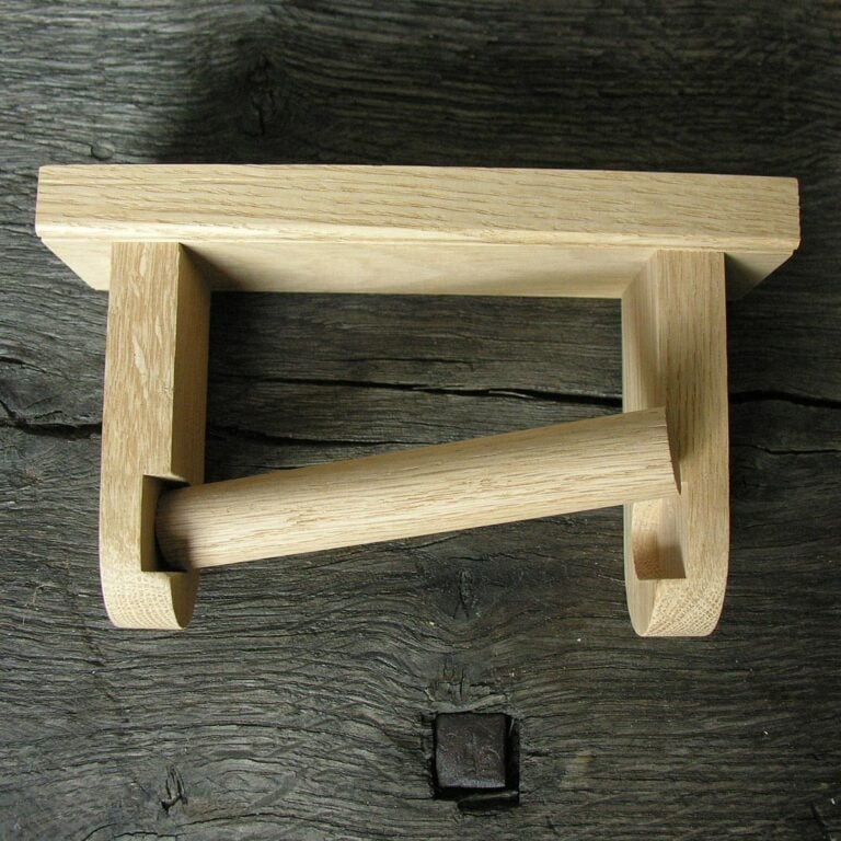 Oak Loo Roll Holder - Image 2