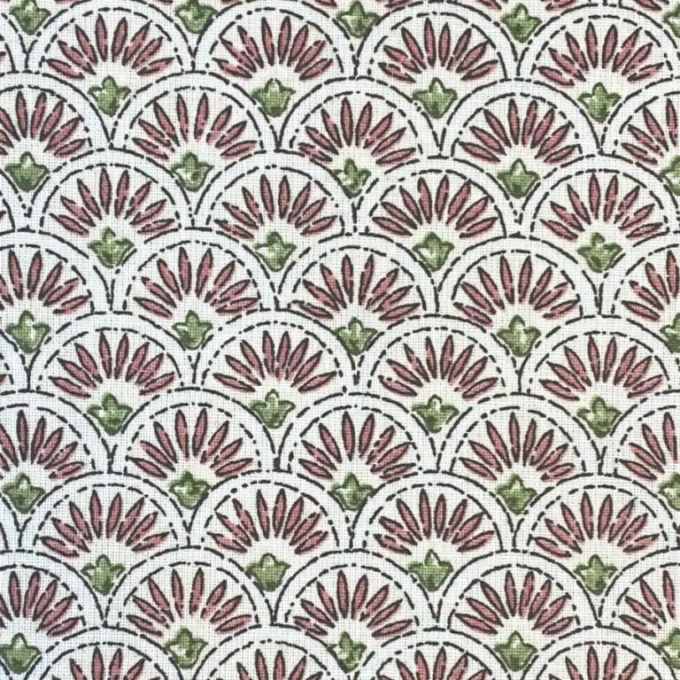 Oilcloth Scallop - Pink - Image 2