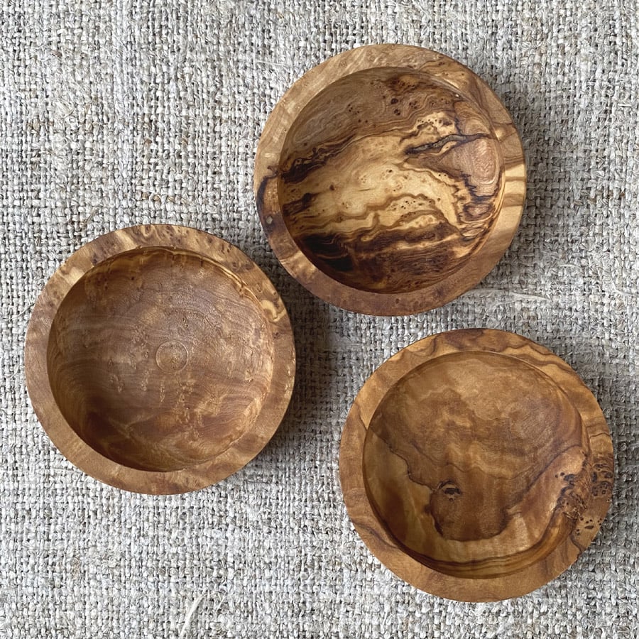 Olive Wood Dipping Bowl