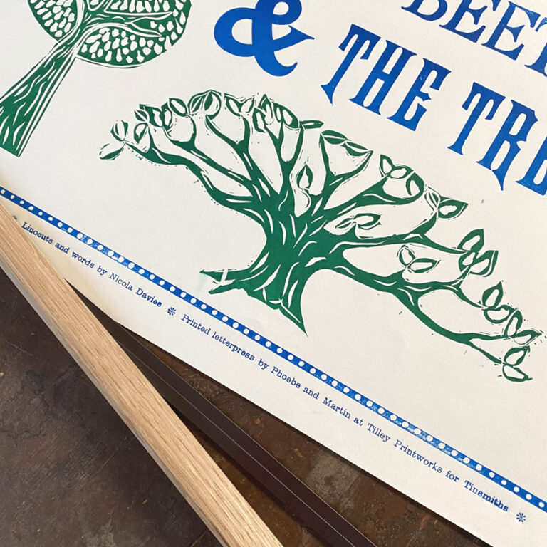 One Kin Letterpress Poster - Nicola Davies - Image 4