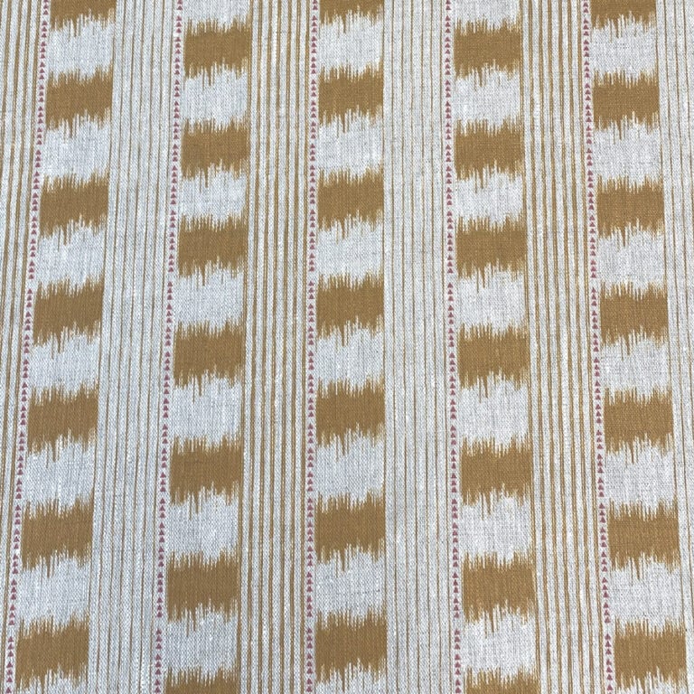 Otto Linen Stripe - Cinnamon - Image 2