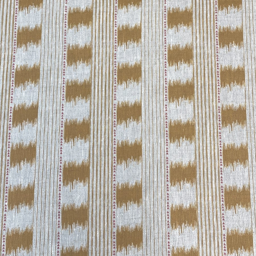 Otto Linen Stripe - Cinnamon