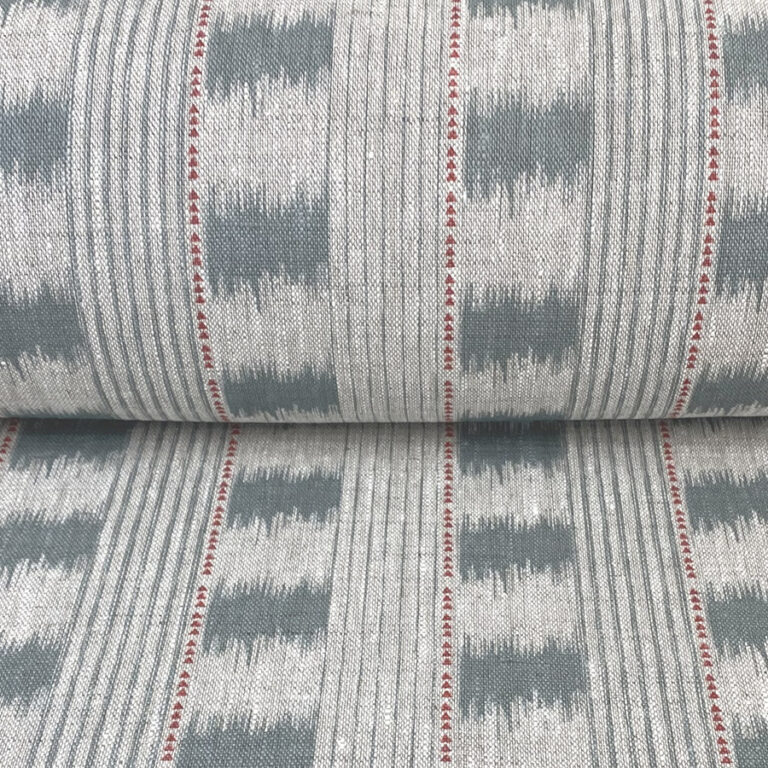 Otto Linen Stripe - Duckegg - Image 3
