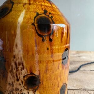 Russell Kingston Slipware Lamp RKL13 Ochre - Image 3