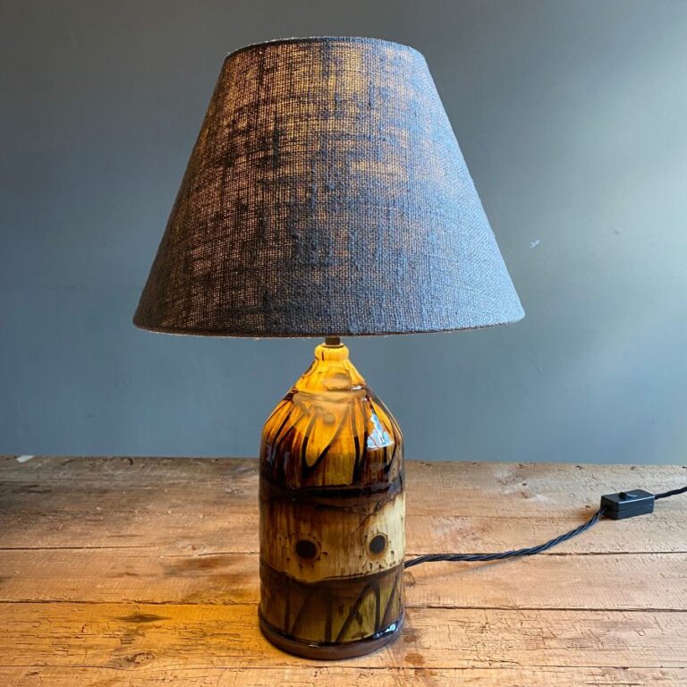 Russell Kingston Slipware Lamp RKL5 Green - Image 2