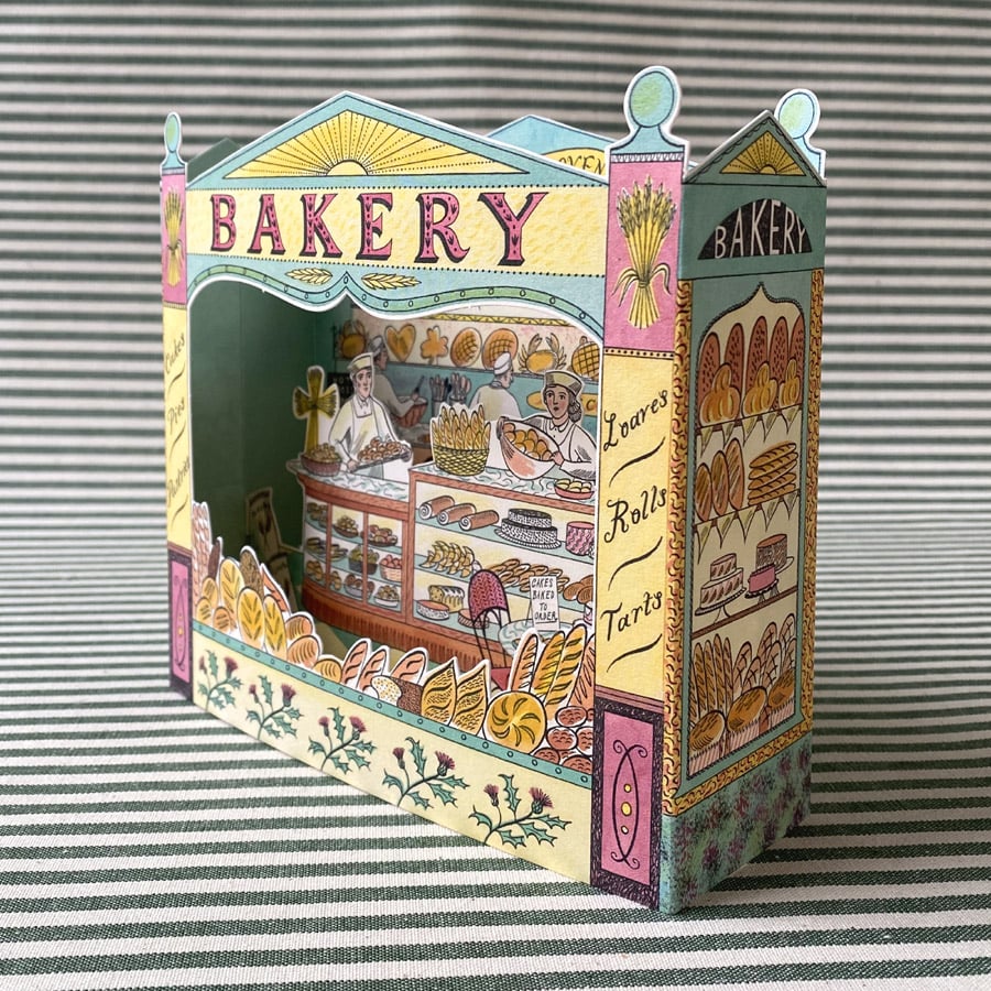 Emily Sutton 3D Card - Bakery