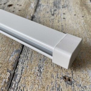 Bendable Square Metal Bay Window Curtain Track - Oyster - Image 2