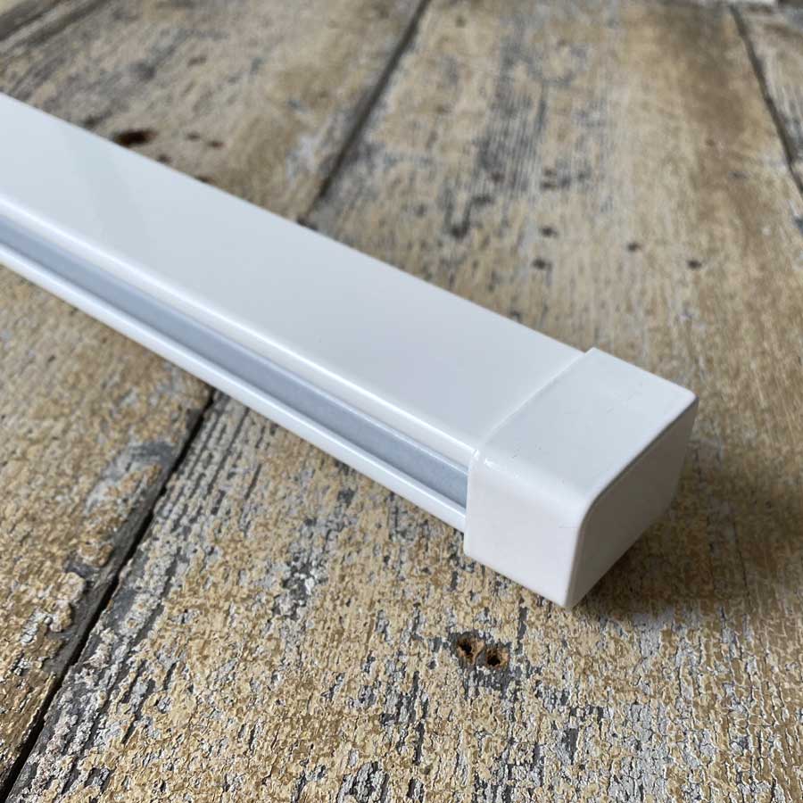Bendable Square Metal Bay Window Curtain Track - White