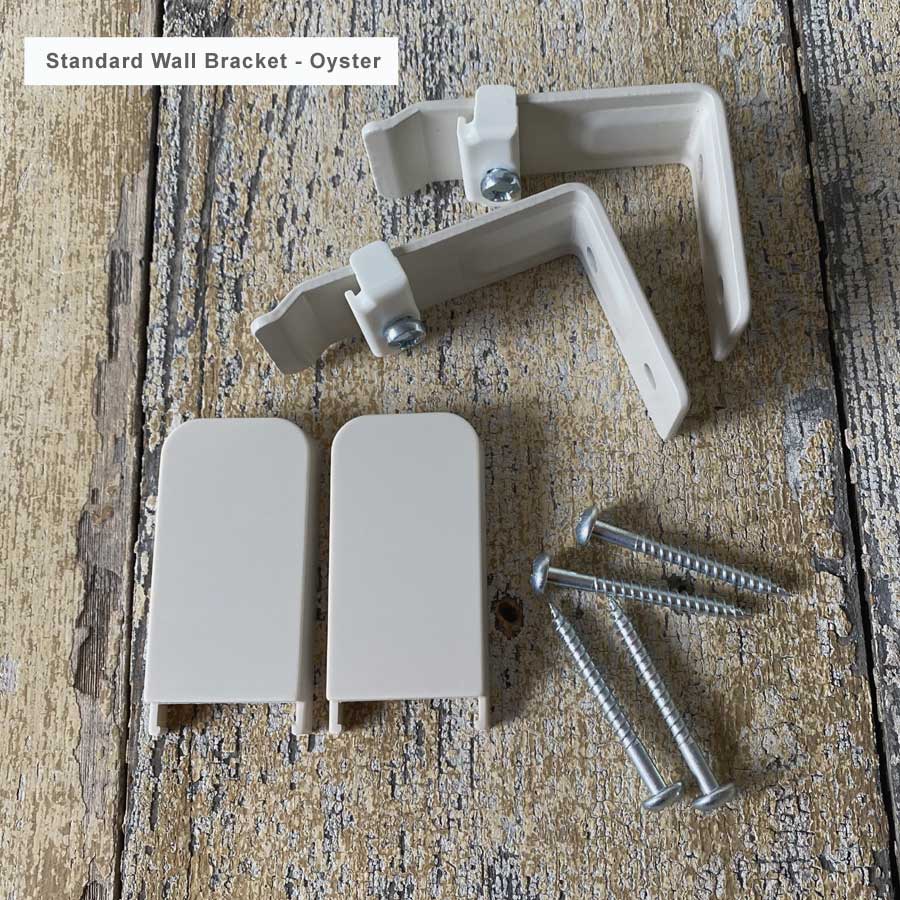 Bendable Square Metal Bay Window Curtain Track - Oyster