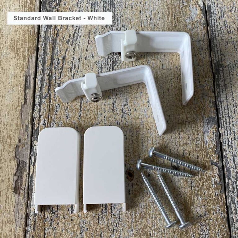 Bendable Square Metal Bay Window Curtain Track - White - Image 5