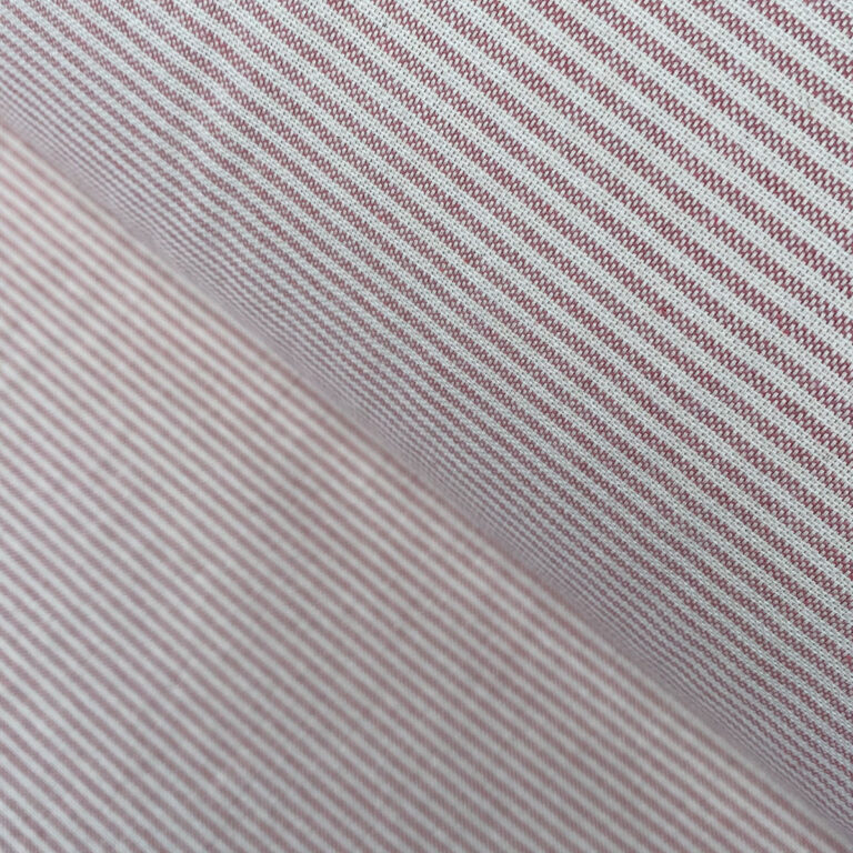 Extra Wide Strand Narrow Stripe - Rose