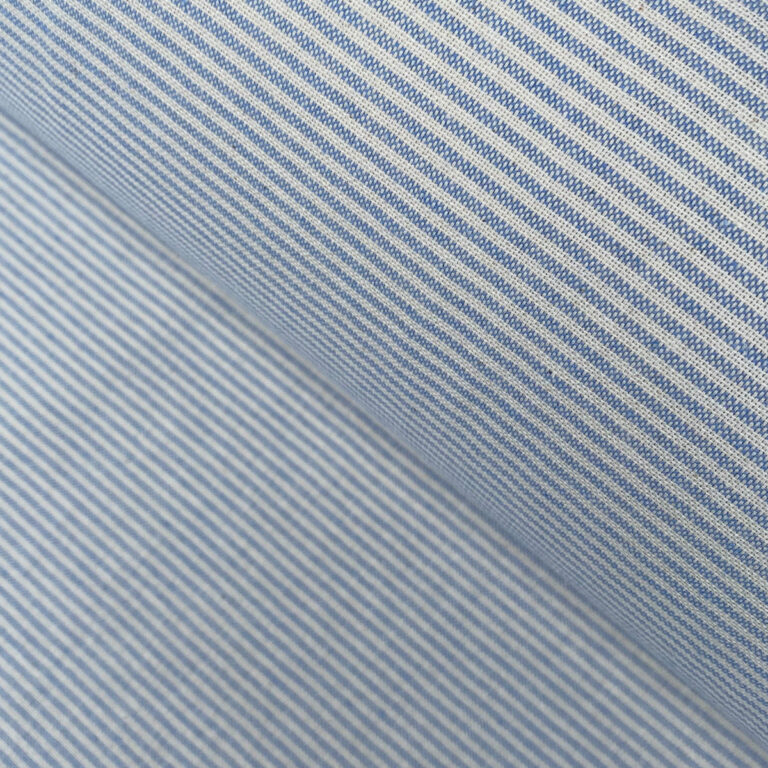 Extra Wide Strand Narrow Stripe - Sky Blue