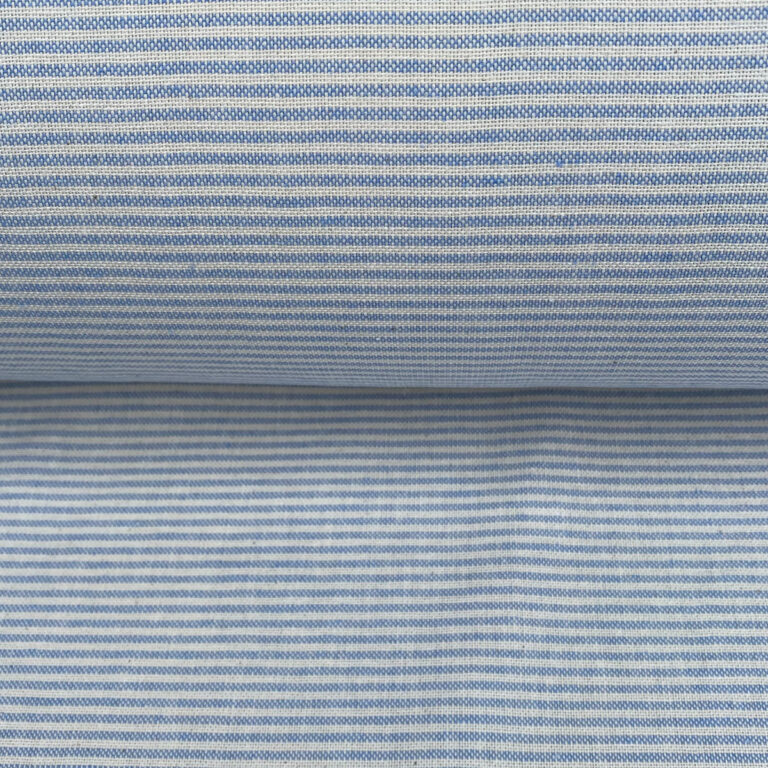 Extra Wide Strand Narrow Stripe - Sky Blue - Image 3