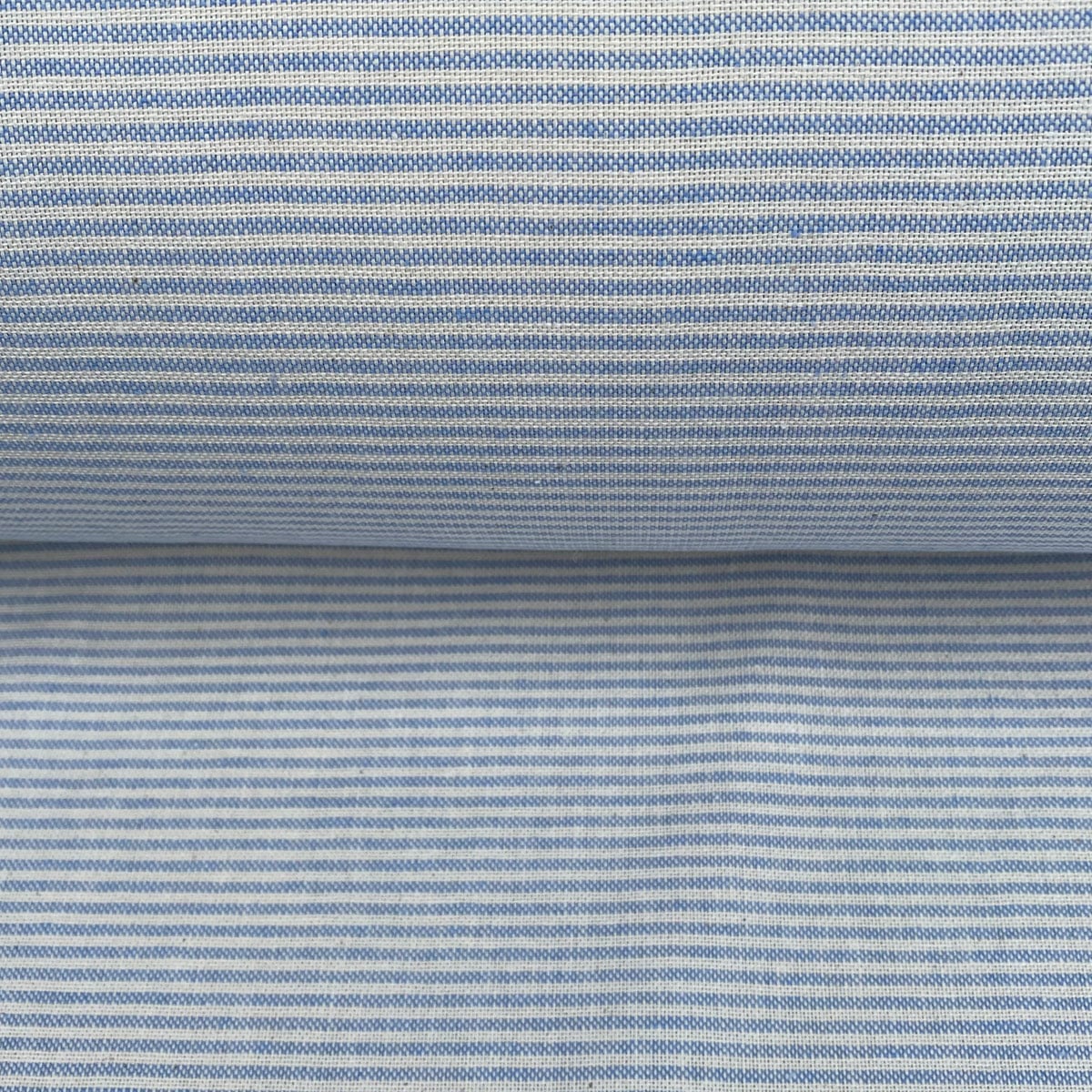 Extra Wide Strand Narrow Stripe - Sky Blue - Image 3