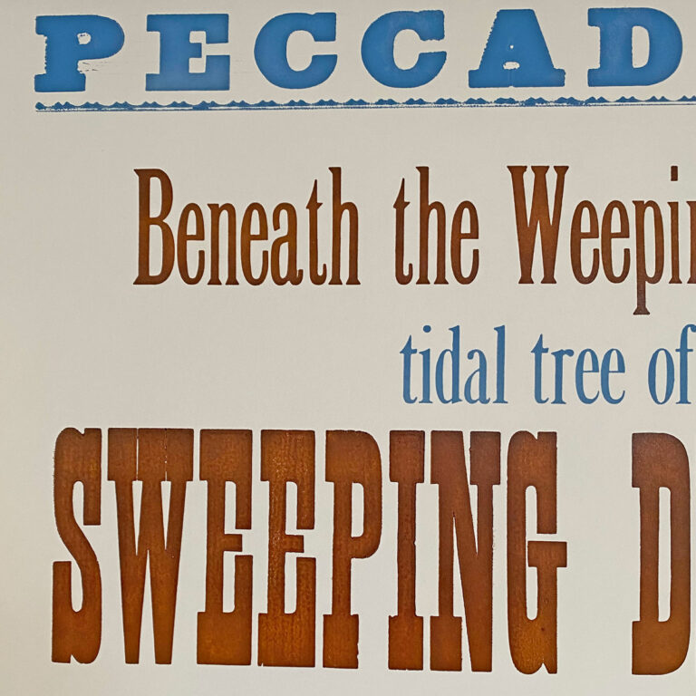 Peccadillo, Letterpress Poster - Image 2