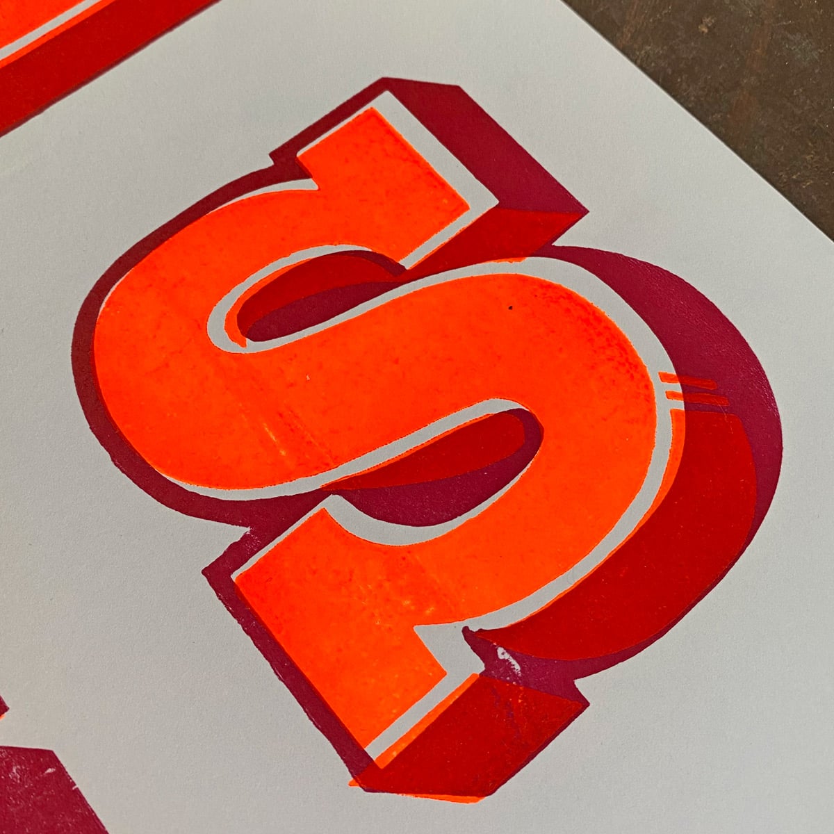 Telepathy, Letterpress Poster - Image 3