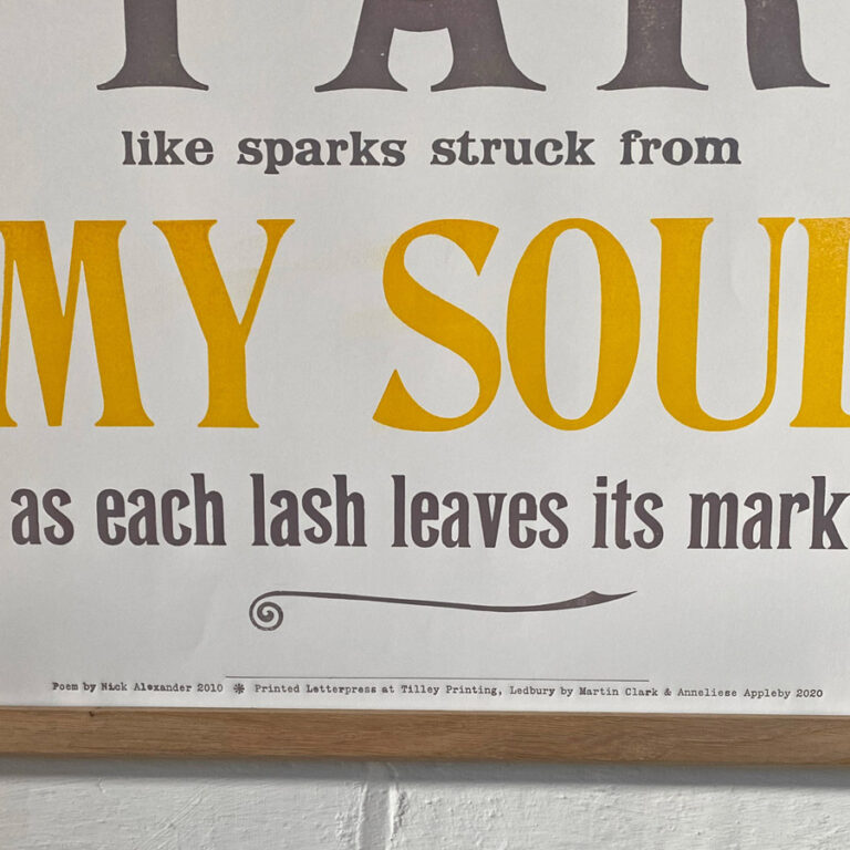 Venus, Letterpress Poster - Image 3
