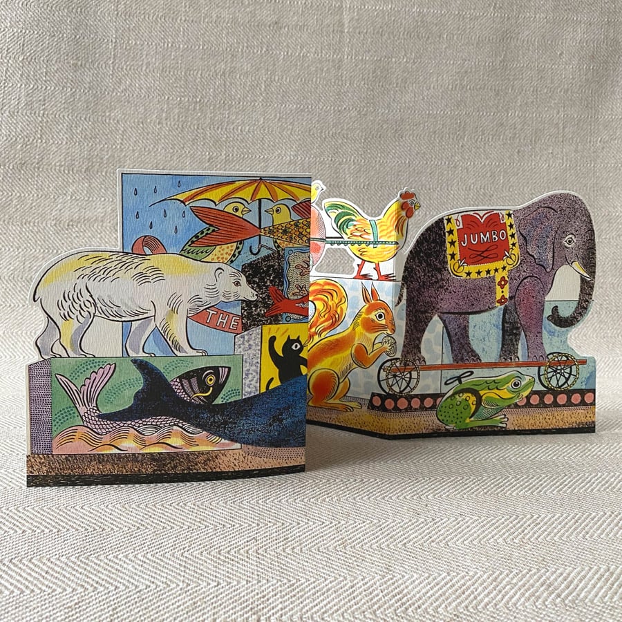 Emily Sutton Concertina Card - Polar Bear