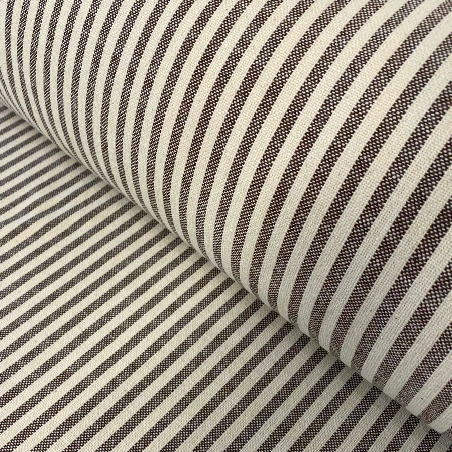 brown striped fabric suitable for upholstery