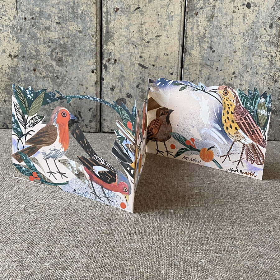 Mark Hearld Fold out Card - Winter Feast