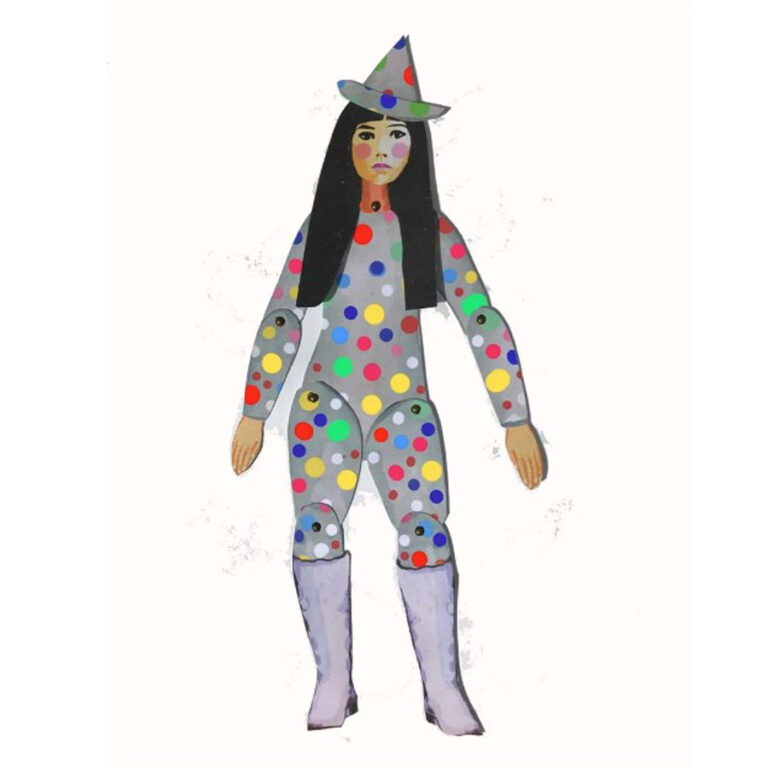 Yayoi Kusama - Cut out & make paper puppet - Image 2