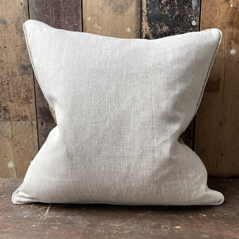 Zhivago Cushion - Sage Green and Mineral Blue - Image 3
