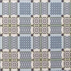 Knot Garden Welsh Throw - Bluestone - Image 3