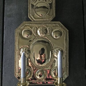 Brass Wall Sconce - Double Candle