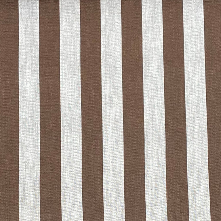 Beta Linen Stripe - Brown - Image 2