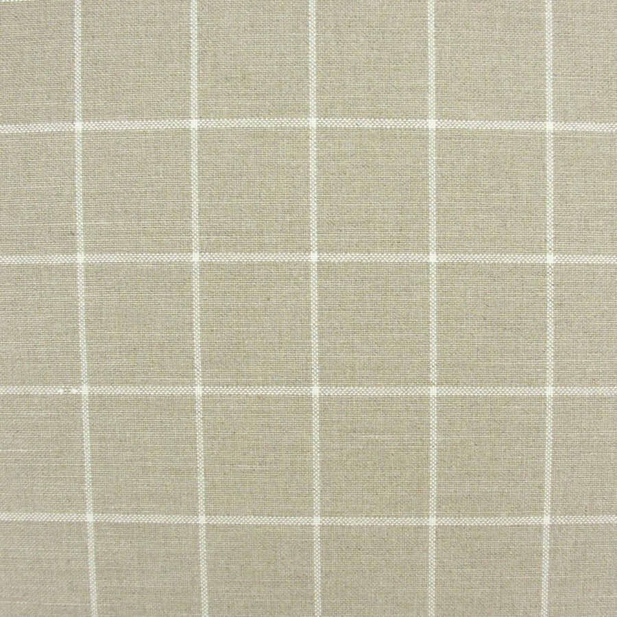 Linen Check - Oatmeal