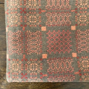Knot Garden Welsh Single Blanket - Copper