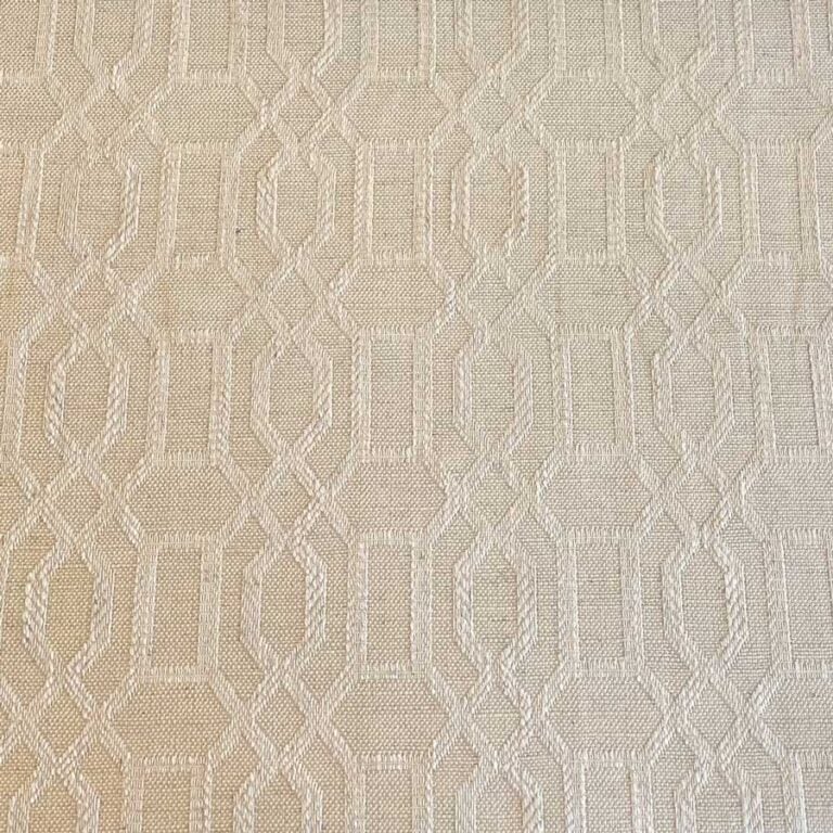Upholstery Fabric Lattice - Cream - Image 3