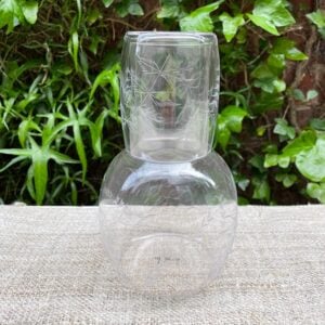 Crystal Carafe Set - Fern Design - Image 5