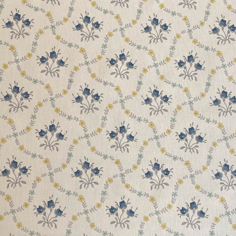 Florence - Indigo & Gold on Ivory - Image 2