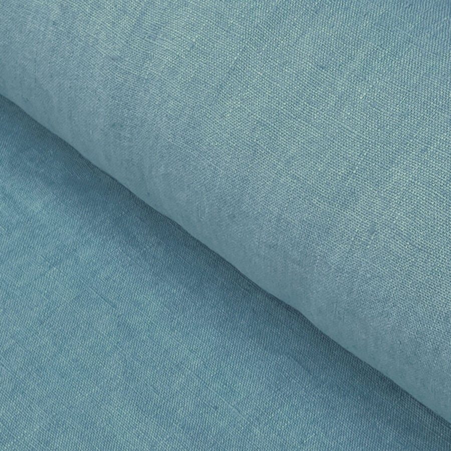 French Washed Linen - Bluestone