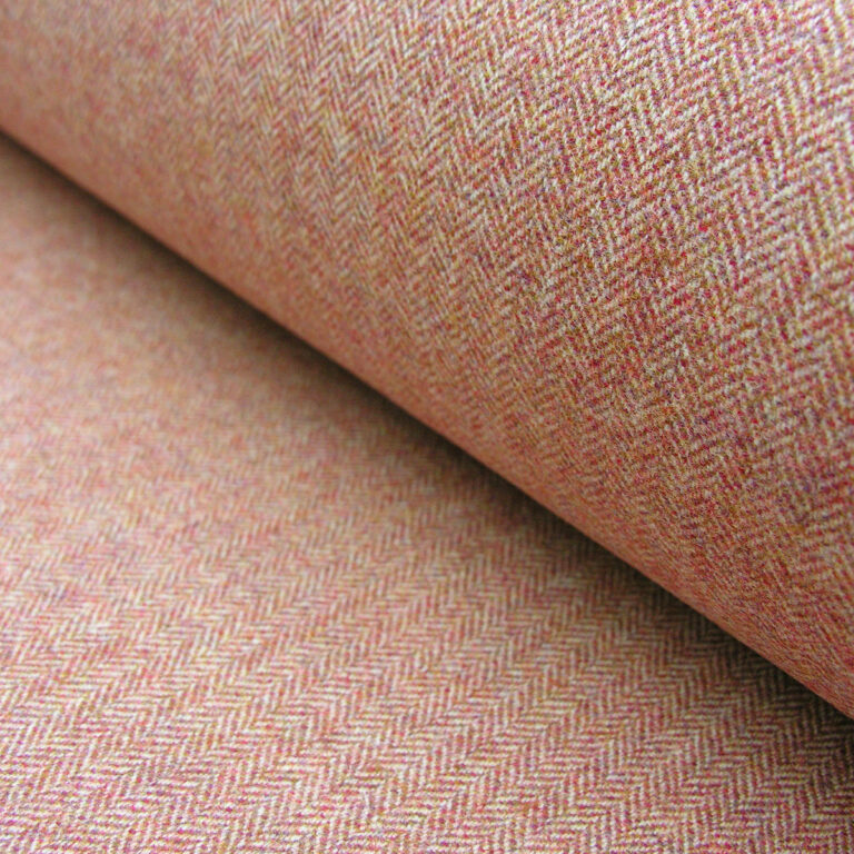 Wool Herringbone - Blood Orange