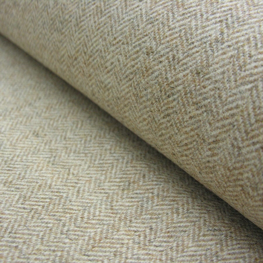Wool Herringbone - Oatmeal
