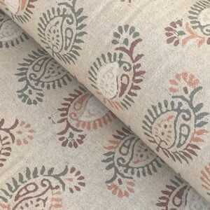 Extra Wide Fabric plum and blush pink