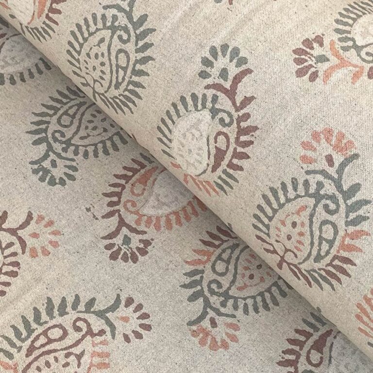 Extra Wide Fabric plum and blush pink