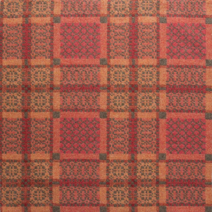 Knot Garden Welsh Throw - Copper