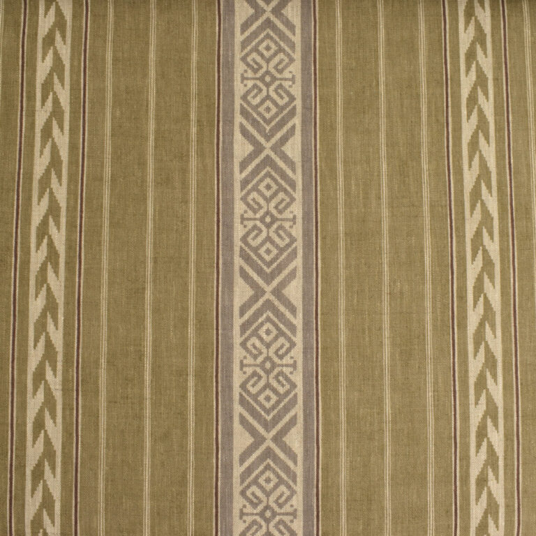 Kolomyya Linen Stripe - Sage - Image 2