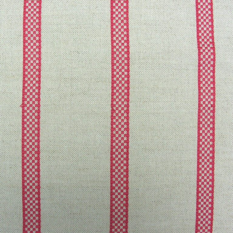 Hopsack Stripe - Peony - Image 2