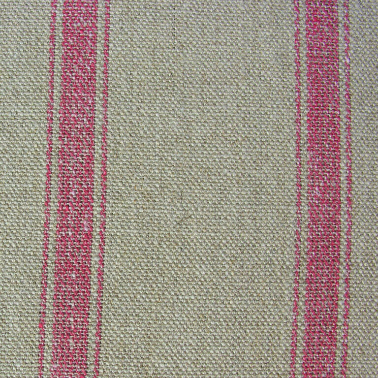 Angus Linen Stripe Nordic - Peony - Image 2