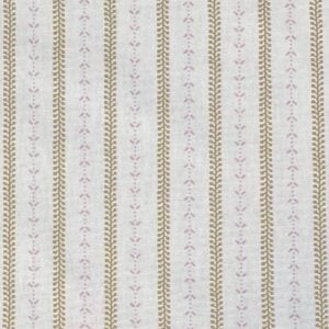 Maya Stripe Ivory - Soft Gold and Pink - Image 2