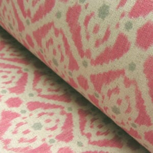 extra wide fabric rose pink ikat