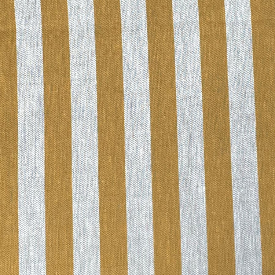 Beta Linen Stripe - Ochre