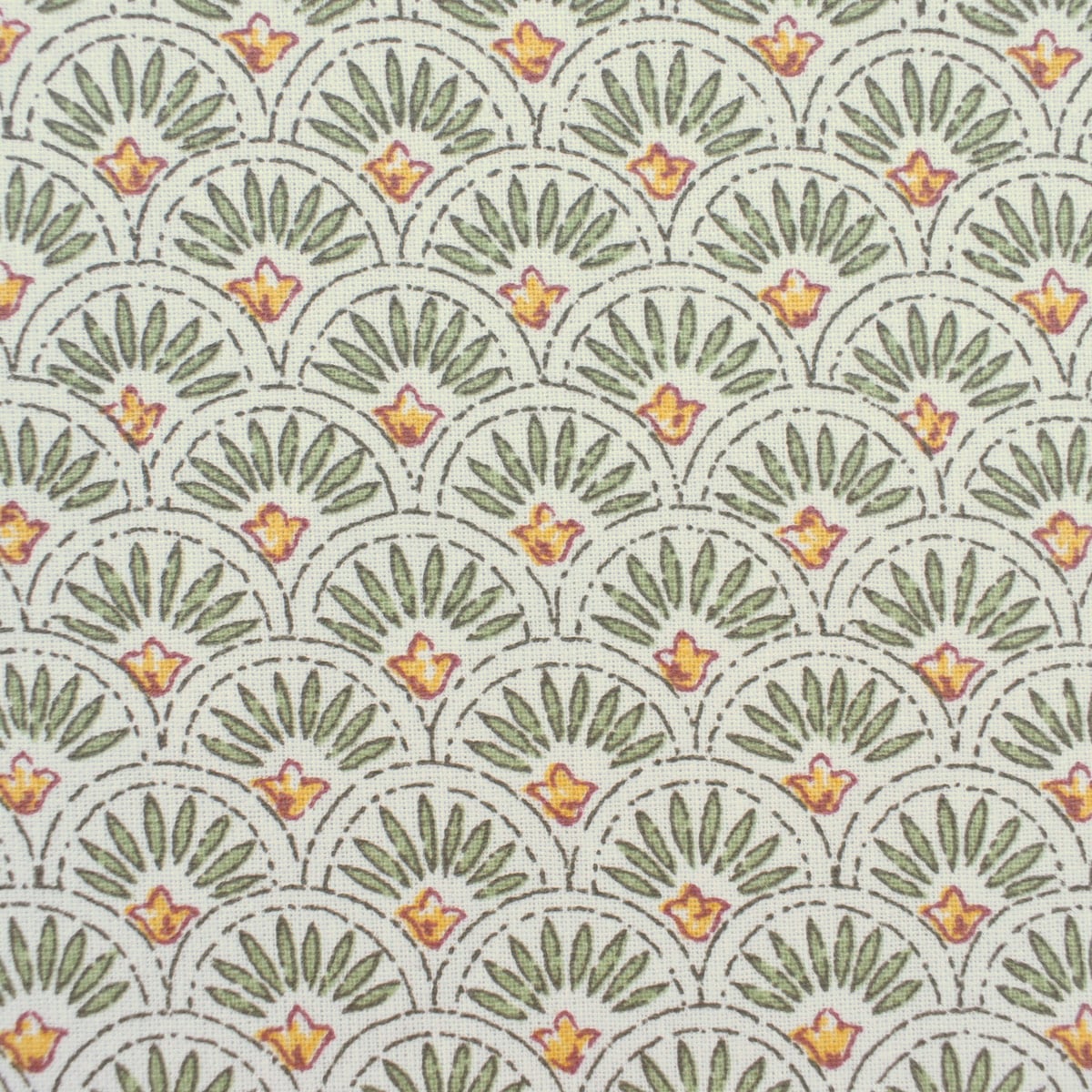 Oilcloth Scallop - Green - Image 2