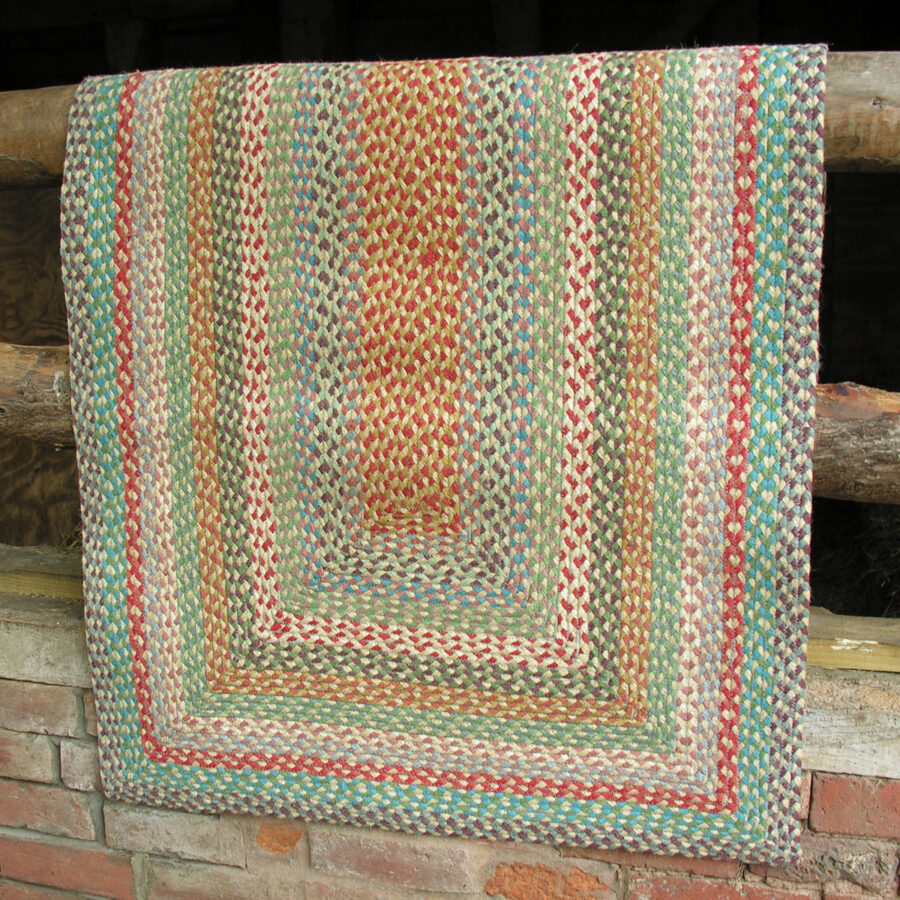 Braided Organic Jute Rug Carnival