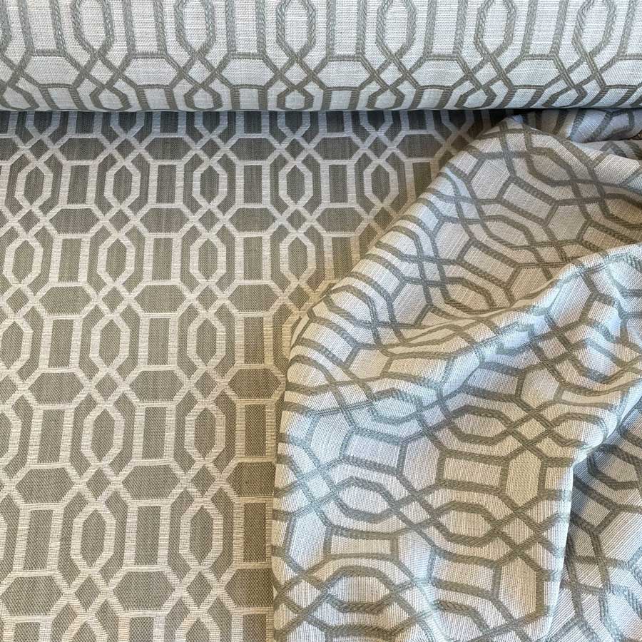 Upholstery Fabric Lattice - Pale Sage