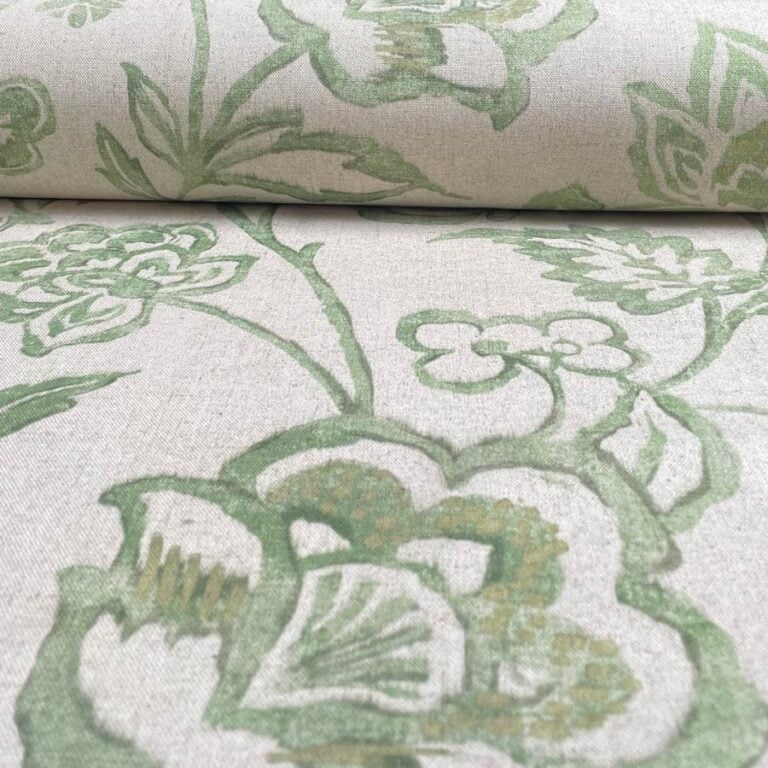 Extra Wide Shalkar - Apple Green on Natural - Image 3